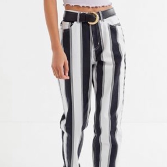 Urban Outfitters Striped Mom Jeans BDG - Picture 4 of 4